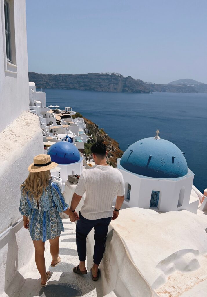 Blue Domes Oia Greece